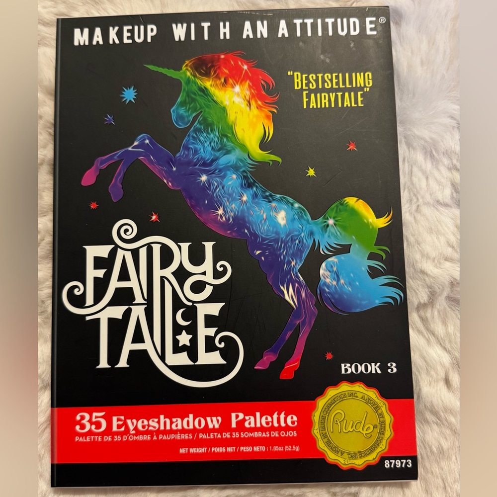RUDE Fairy Tale Unicorn Eyeshadow Palette